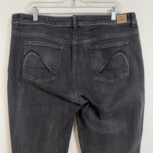 Guess Jeans Venice Dark Wash Bootcut Flare Stretch Jeans Size 34 Y2K - Picture 11 of 16